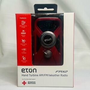 Emergency Weather‎ Radio NEW American Red Cross FRX2 NOAA All Hazard AM/FM Solar